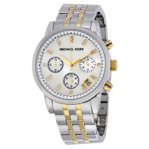 michael kors watch women's two tone bracelet 38mm mk5057|michael kors mk5057.